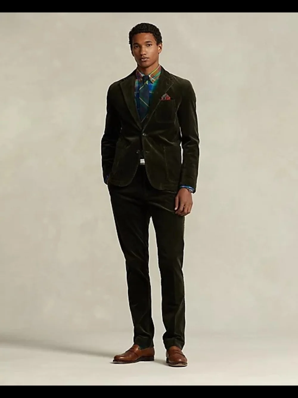 Polo by Ralph Lauren Dark Green Corduroy Trousers